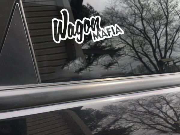 Wagon Mafia funny car sticker decal - Image 7
