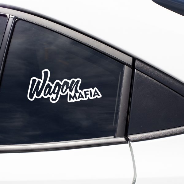 Wagon Mafia funny car sticker decal - Image 6