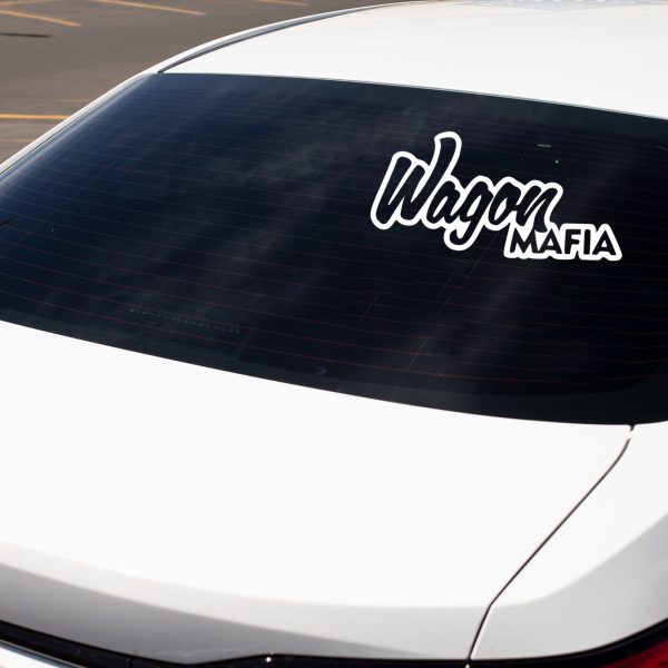 Wagon Mafia funny car sticker decal - Image 5