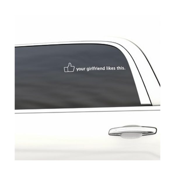 Your girlfriend likes this funny car sticker decal - Image 3