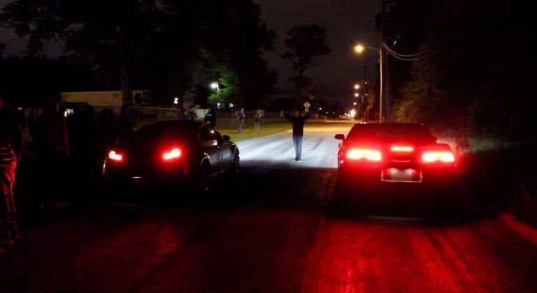 Can you get a ticket for watching street racing?