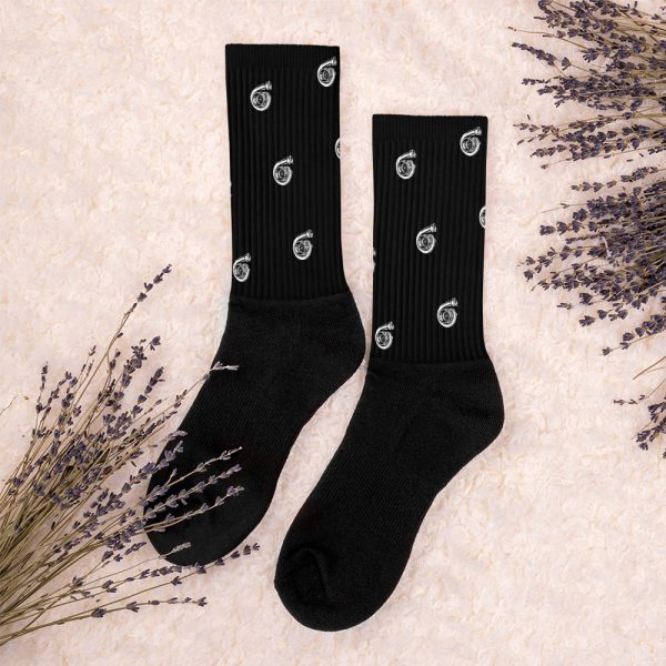 turbo black socks