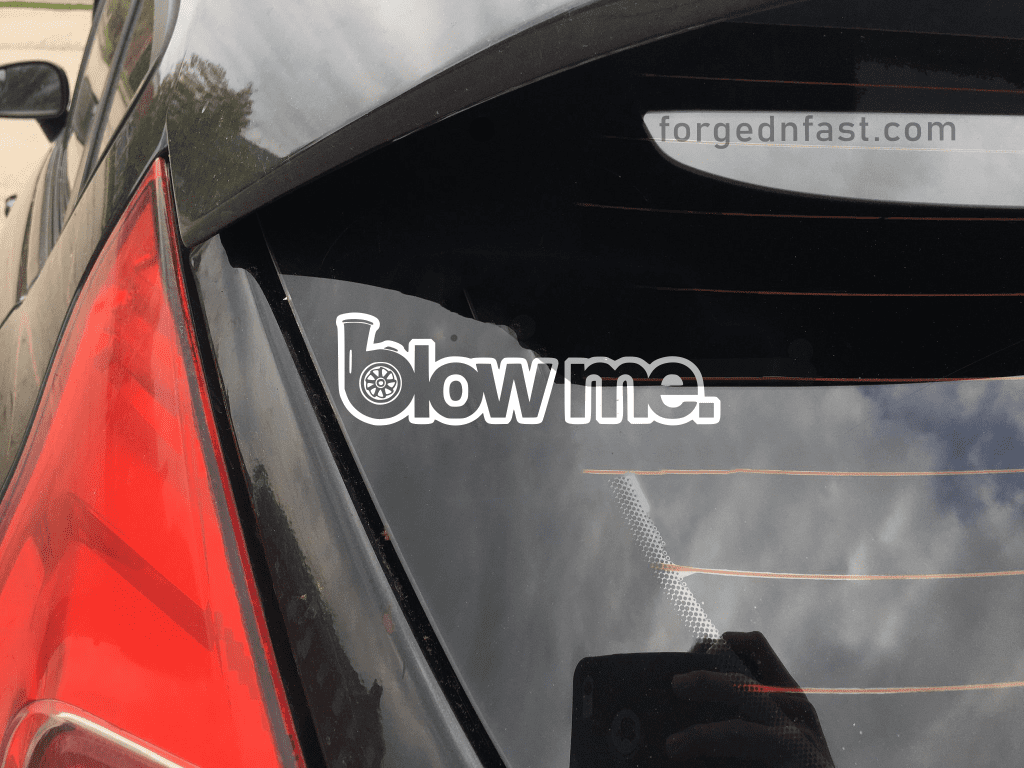 blow me sticker