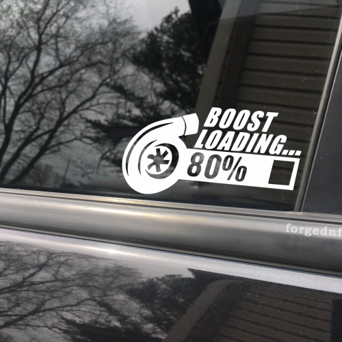 boost loading sticker