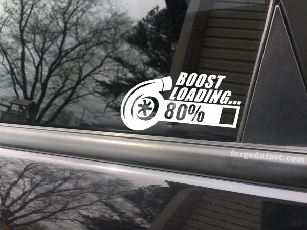 boost loading sticker