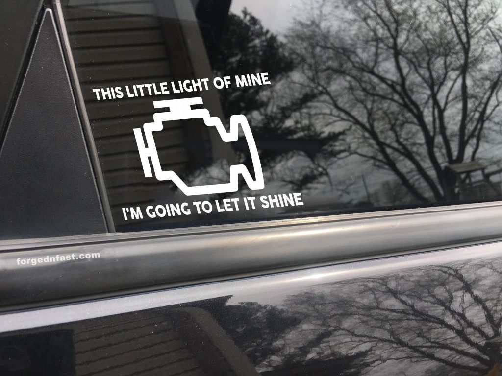 This little light of mine I'm going let it shine funny car sticker decal