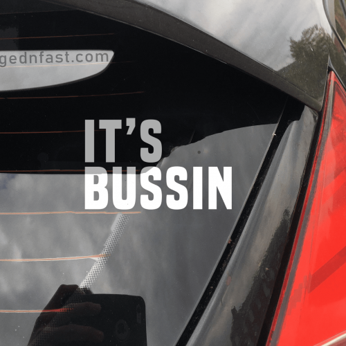 its bussin sticker