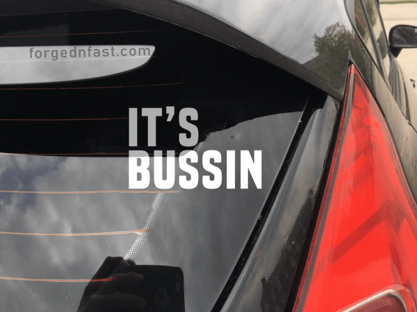 its bussin sticker