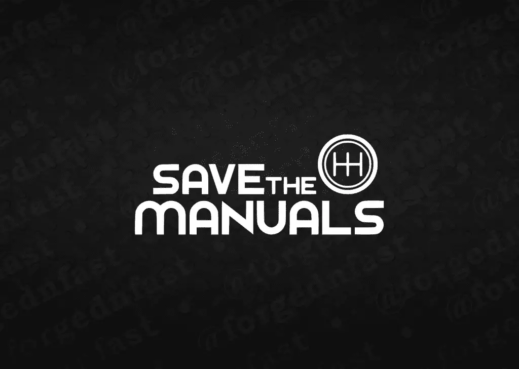 Save the manuals funny car sticker decal