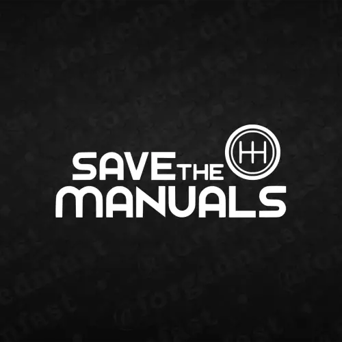 save the manuals sticker
