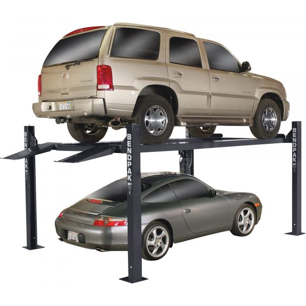 BendPak 4-Post Lift Wide/Standard Car Lift — 9000-LB. Capacity, Gray, Model# HD-9XL