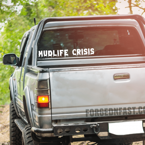 mudlife crisis sticker