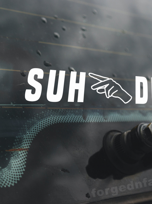 suh dude car sticker