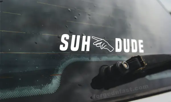 suh dude car sticker