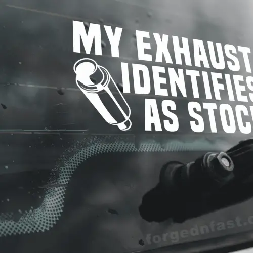 my exhaust identifies as stock