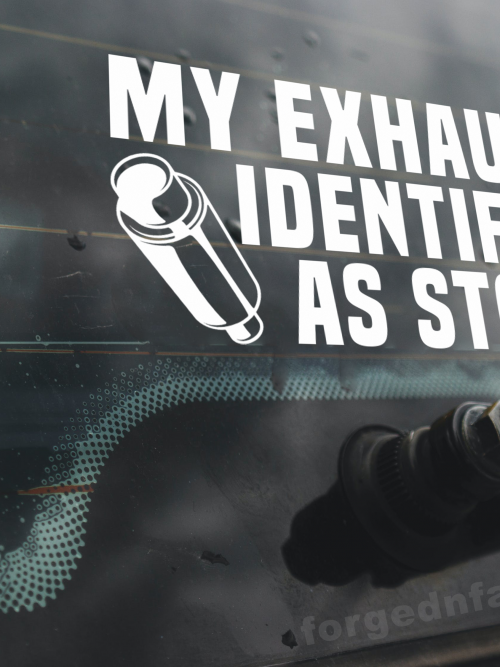 my exhaust identifies as stock