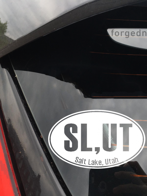 Salt Lake SL UT sticker