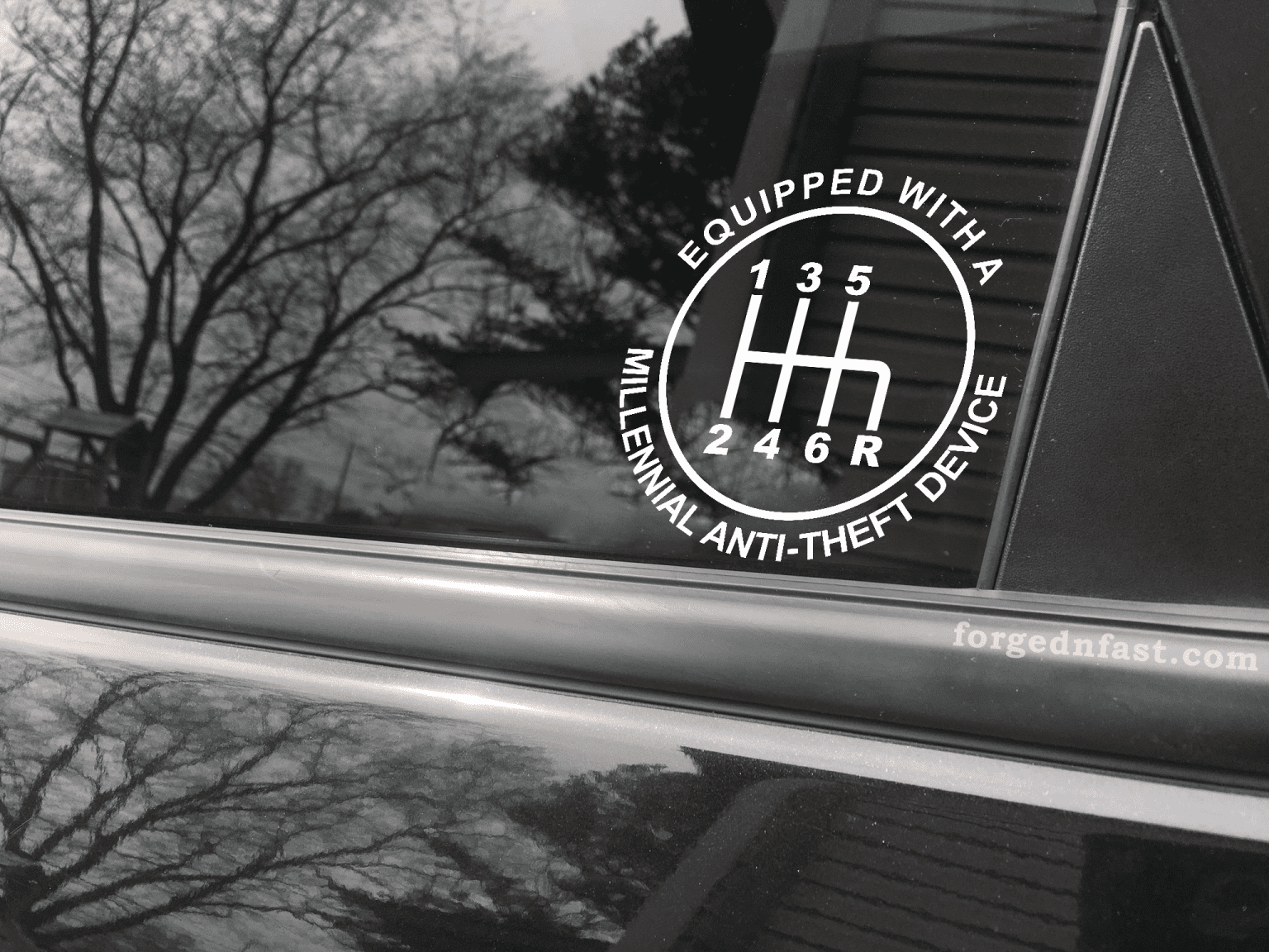 Equipped with millennial antitheft device 6 speed reverse back funny