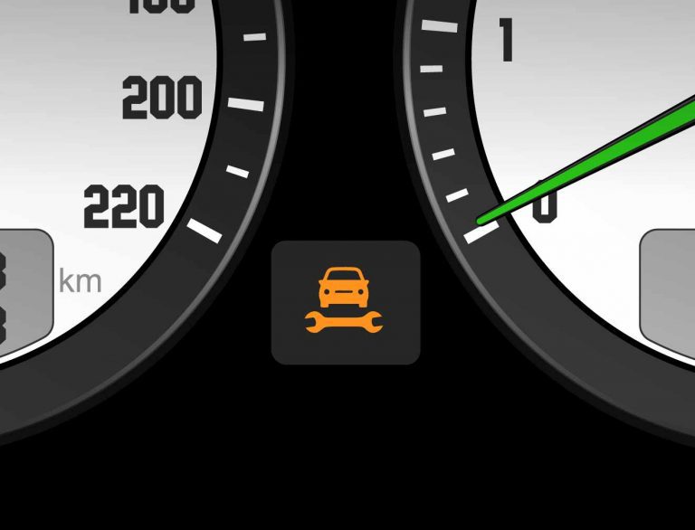 What does a car with a spanner mean on a Vauxhall Astra