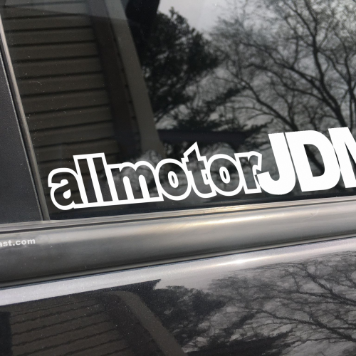 All motor JDM, car decal, bumper sticker, truck decal, funny car decal