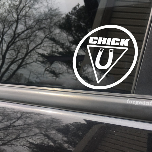 Chick Magnet, car decal, bumper sticker, truck decal, funny car decal