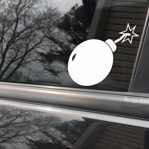 The Bomb, car decal, bumper sticker, truck decal, funny car decal
