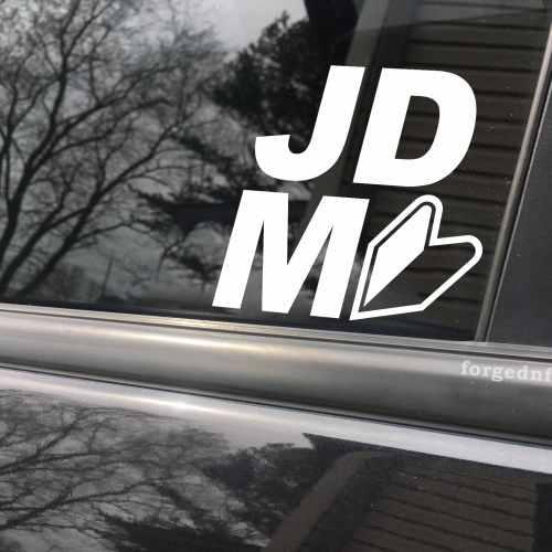 JDM, car decal, bumper sticker, truck decal, funny car decal