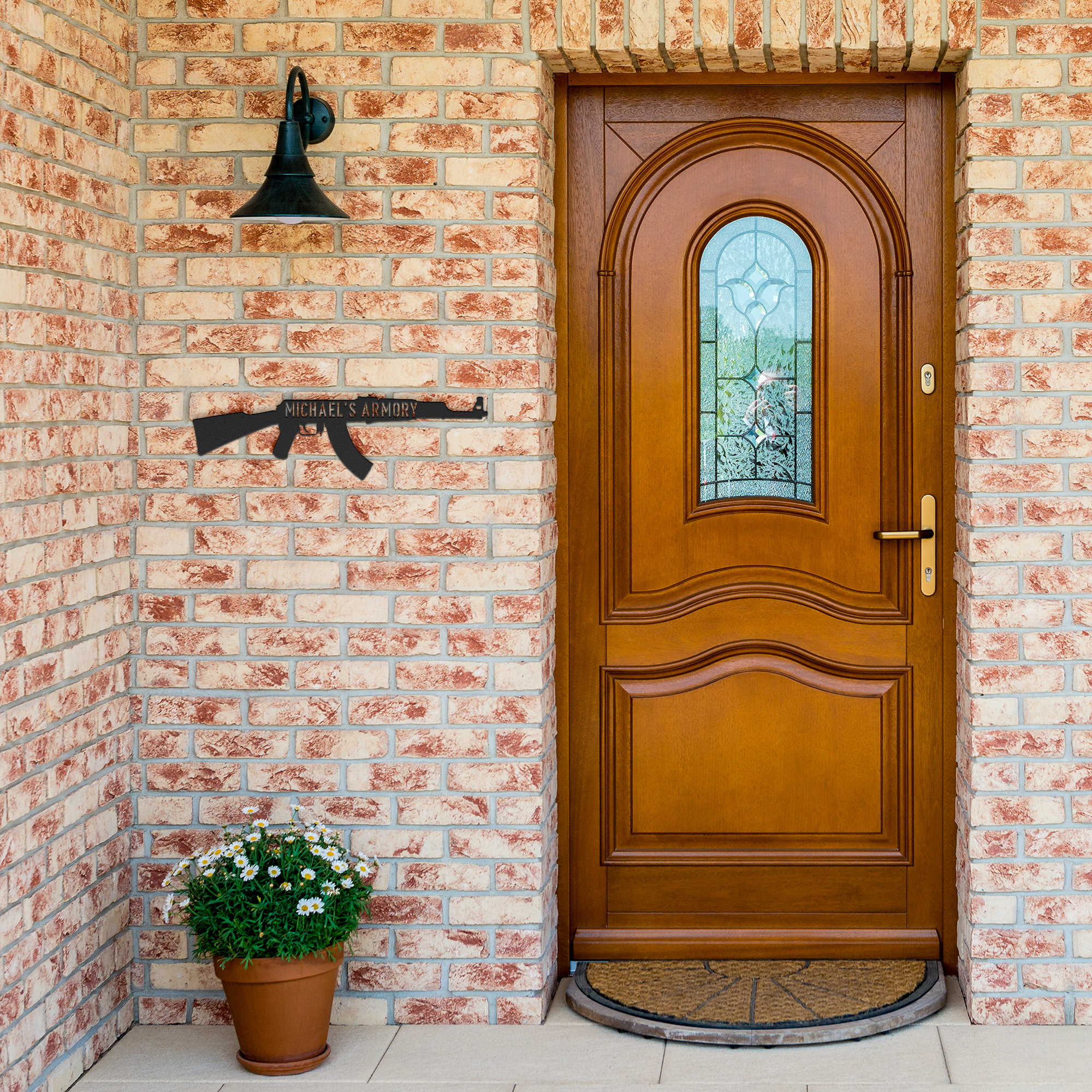 Custom AK 47 Die Cut Metal Sign, Gunlover, Mancave, gift for him, Gun owner - Image 6