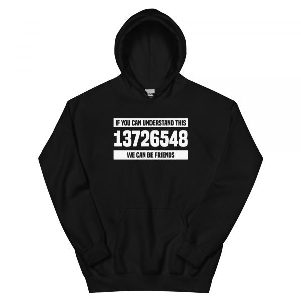 If you can understand this 13726548 we can be friends Car hoodie for Men