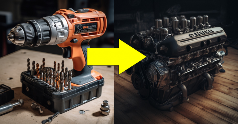 Guy LS swapped his power drill