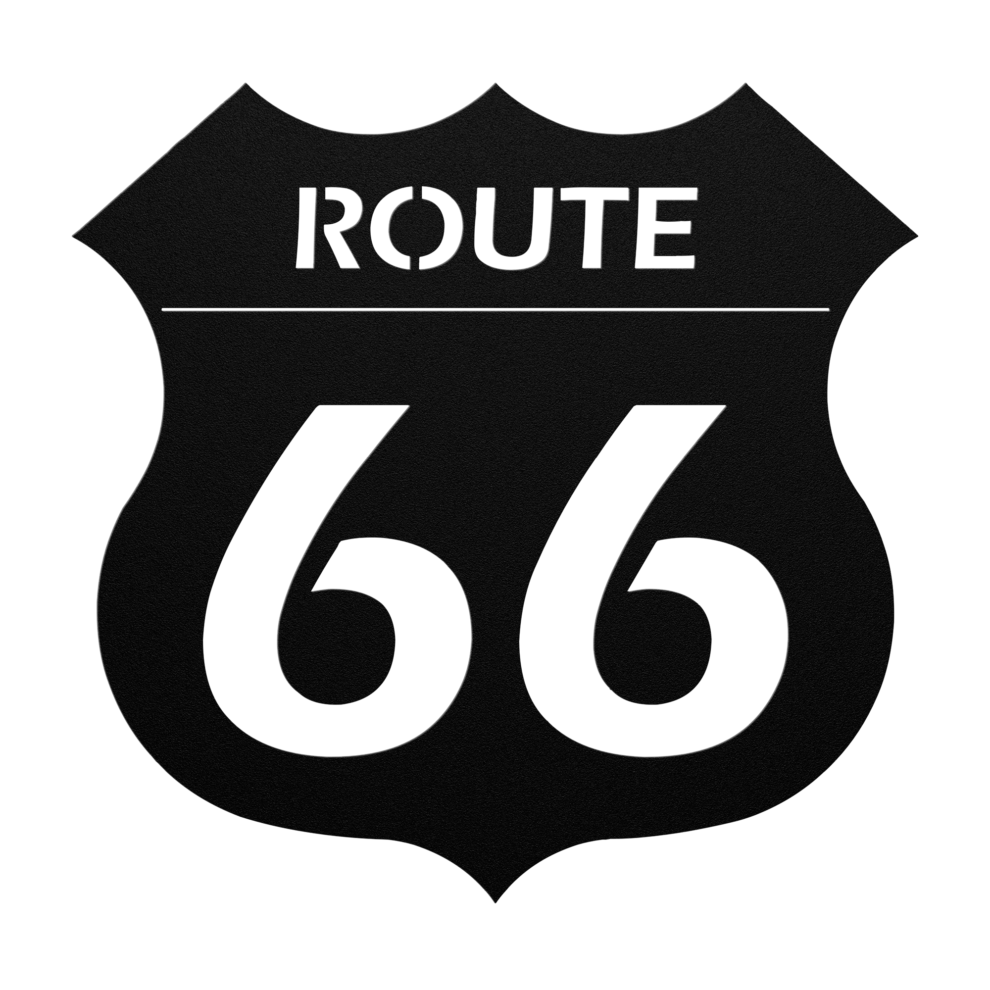 Route 66 Die Cut Metal Sign, car guy, car enthusiast, gift for him, mechanic gif - Image 14