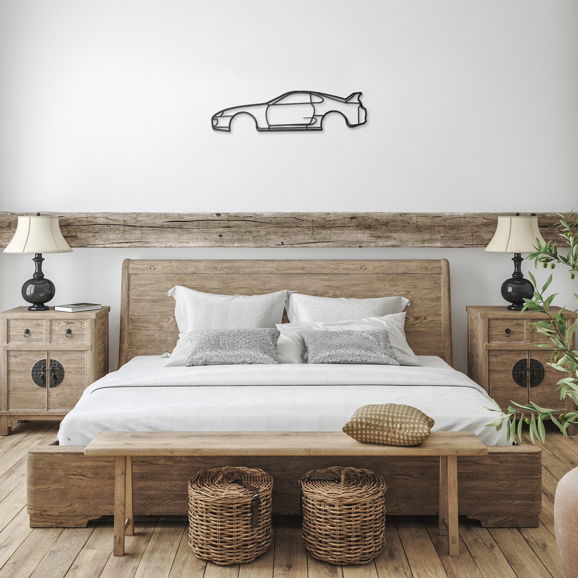 MK4, Metal Cut Sign, Metal Wall Decor, Car Guy Gift, Car Lovers, Car Silhouette - Image 2
