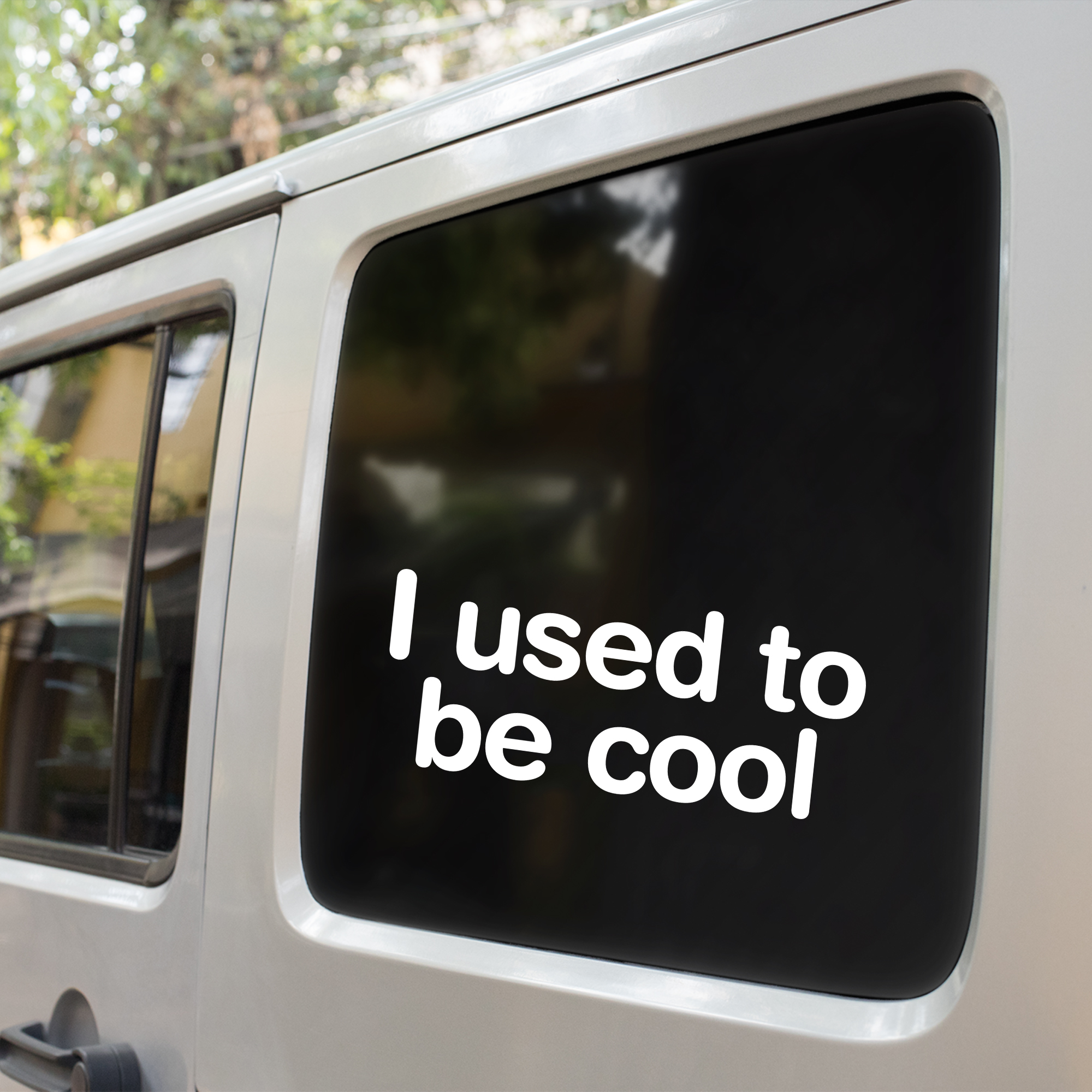 I Used to Be Cool - Sticker