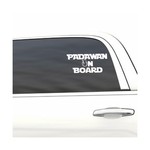 Padawan on board, cool decal,car sticker decal