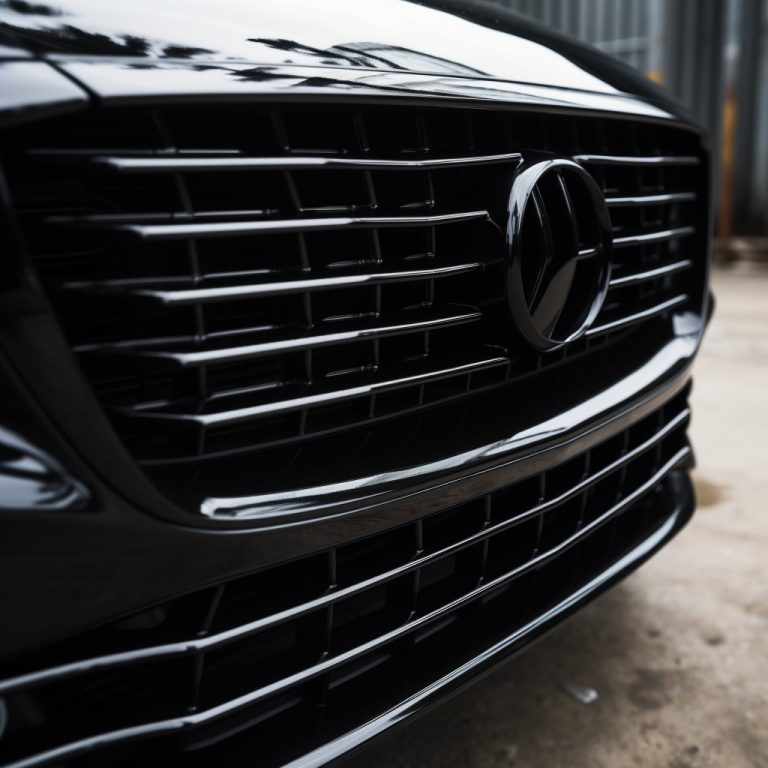 How To Paint Car Grill Gloss Black