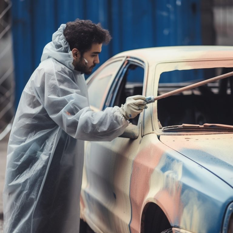 How To Paint A Car At Home Outside