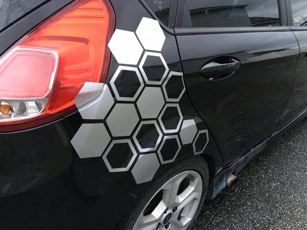 Car Hexagon Design, JDM, Cool Car Decal, Funny Decal, Artistic - Image 3