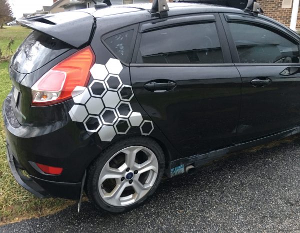 Car Hexagon Design, JDM, Cool Car Decal, Funny Decal, Artistic - Image 4