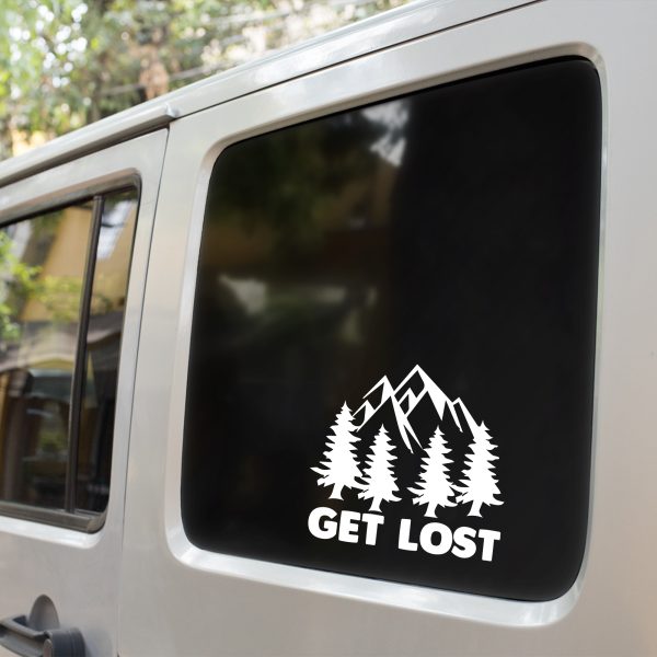 Get Lost car decal, funny sticker - Image 8