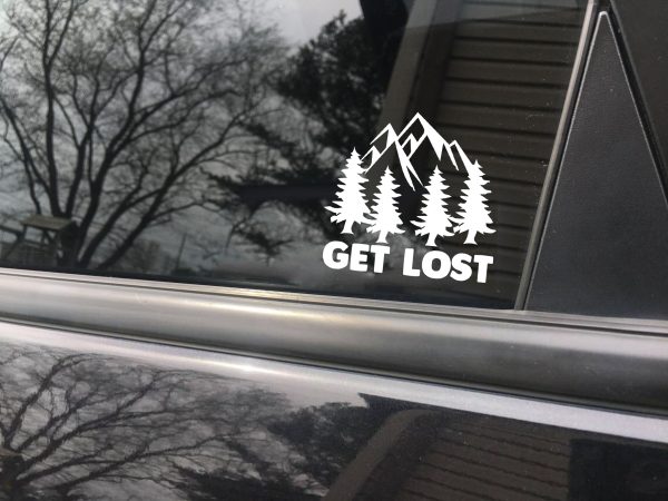 Get Lost car decal, funny sticker - Image 7