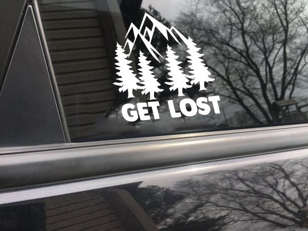 Get Lost car decal, funny sticker - Image 6