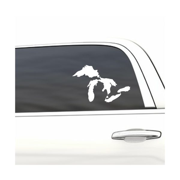 Great Lakes car decal, funny sticker