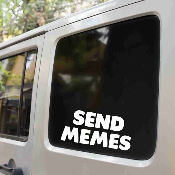 Send Memes car decal, funny sticker - Image 4