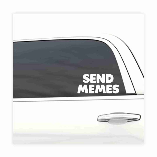 Send Memes car decal, funny sticker - Image 2