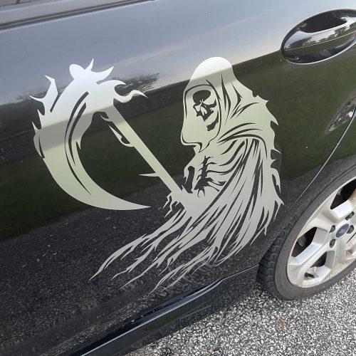 Reaper Decal, Huge Car Decal, JDM, Cool Car Decal, Funny Decal, Artistic