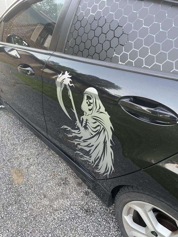 Reaper Decal, Huge Car Decal, JDM, Cool Car Decal, Funny Decal, Artistic - Image 3