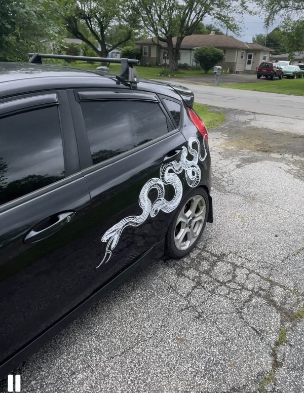 Snake, Viper, Serpent, Huge Car Decal, JDM, Cool Car Decal, Funny Decal, Artistic
