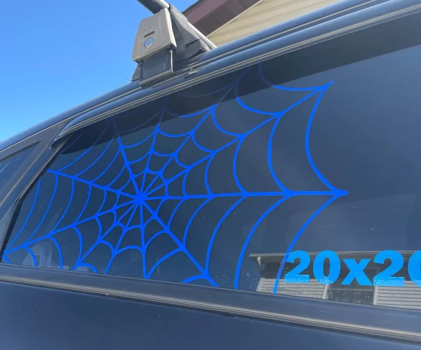Spider Web, Huge Car Decal, JDM, Cool Car Decal, Funny Decal, Artistic - Image 9