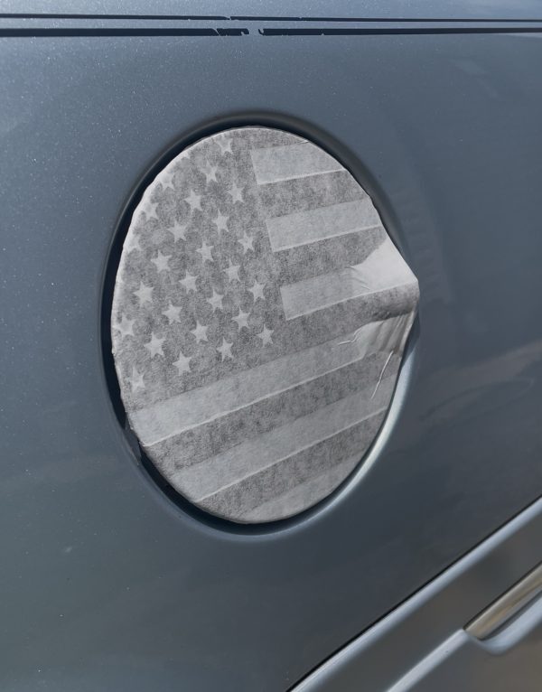American Flag Gas Cap Decal - Image 3