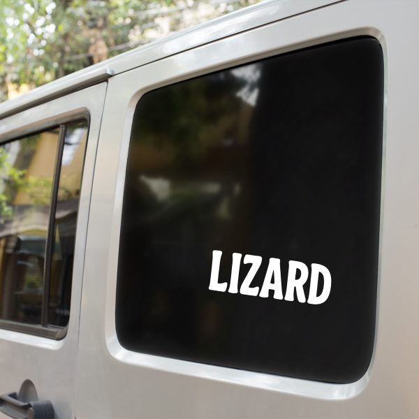 Quirky Lizard Meme Car Decal – Durable Vinyl Sticker for a Unique Vehicle Personality - Image 9